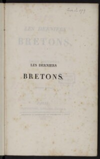 Les derniers bretons / Par Emile Souvestre