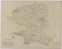 Carte préhistorique du Finistère / Bernard Le Pontois