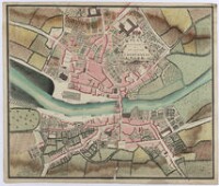 Plan de la ville, du port et des faubourgs de Landerneau